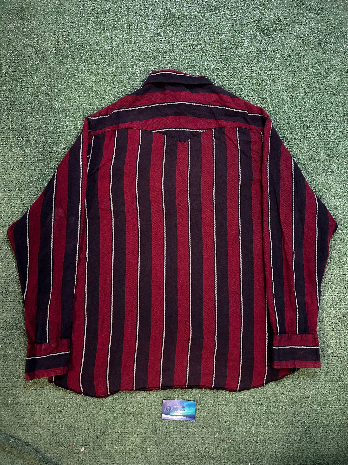 Vintage 1990s wrangler pearl snap button up