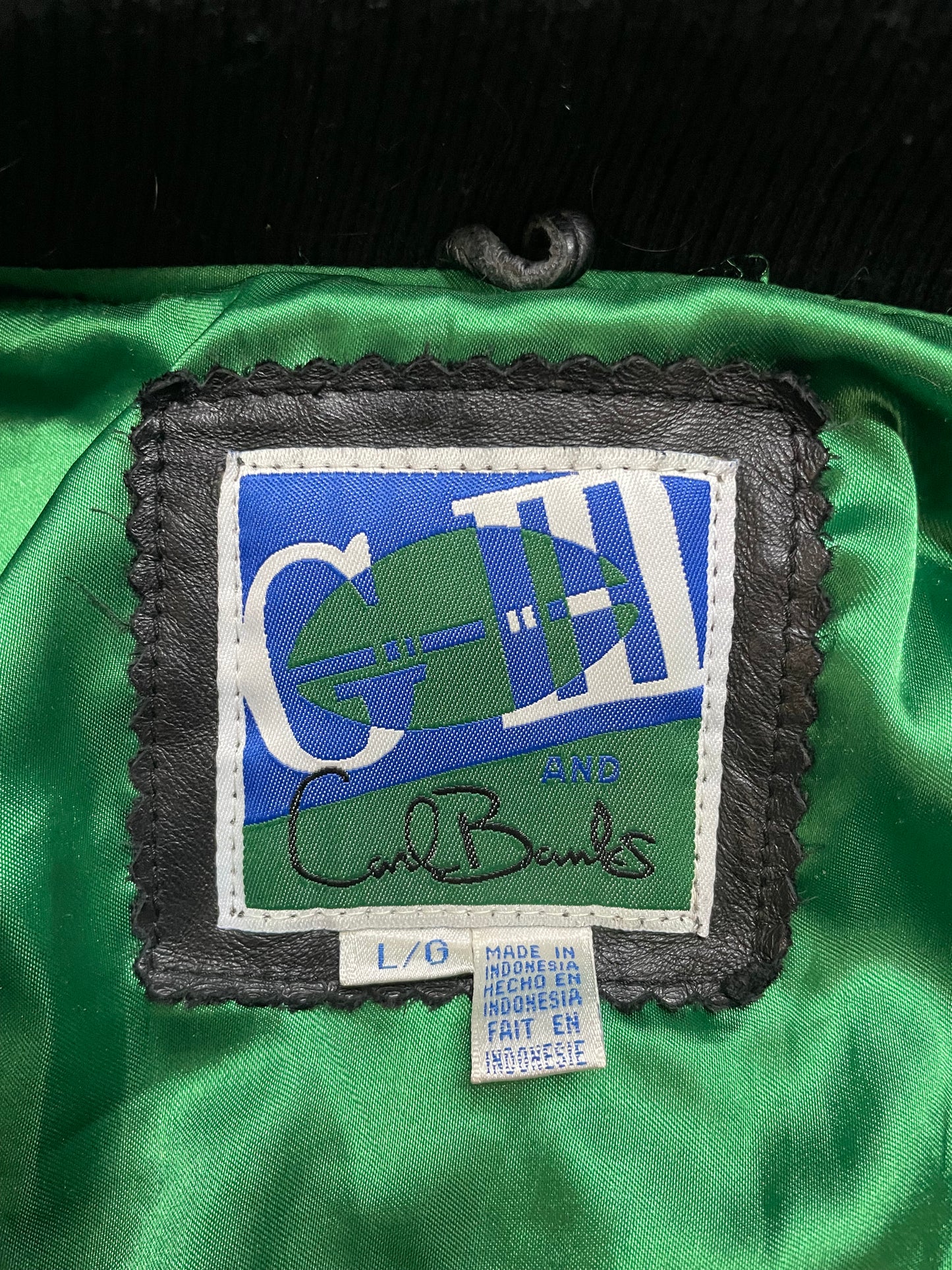 Vintage 1990s Seattle Seahawks leather jacket