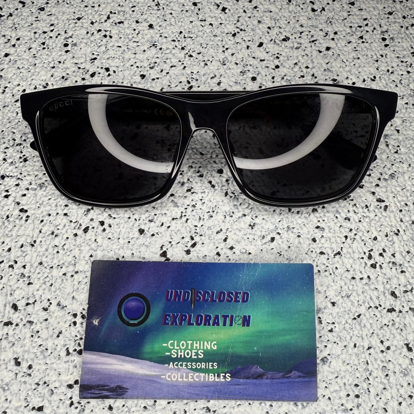 Gucci 5/ mm Polarized Rectangular Sunglasses