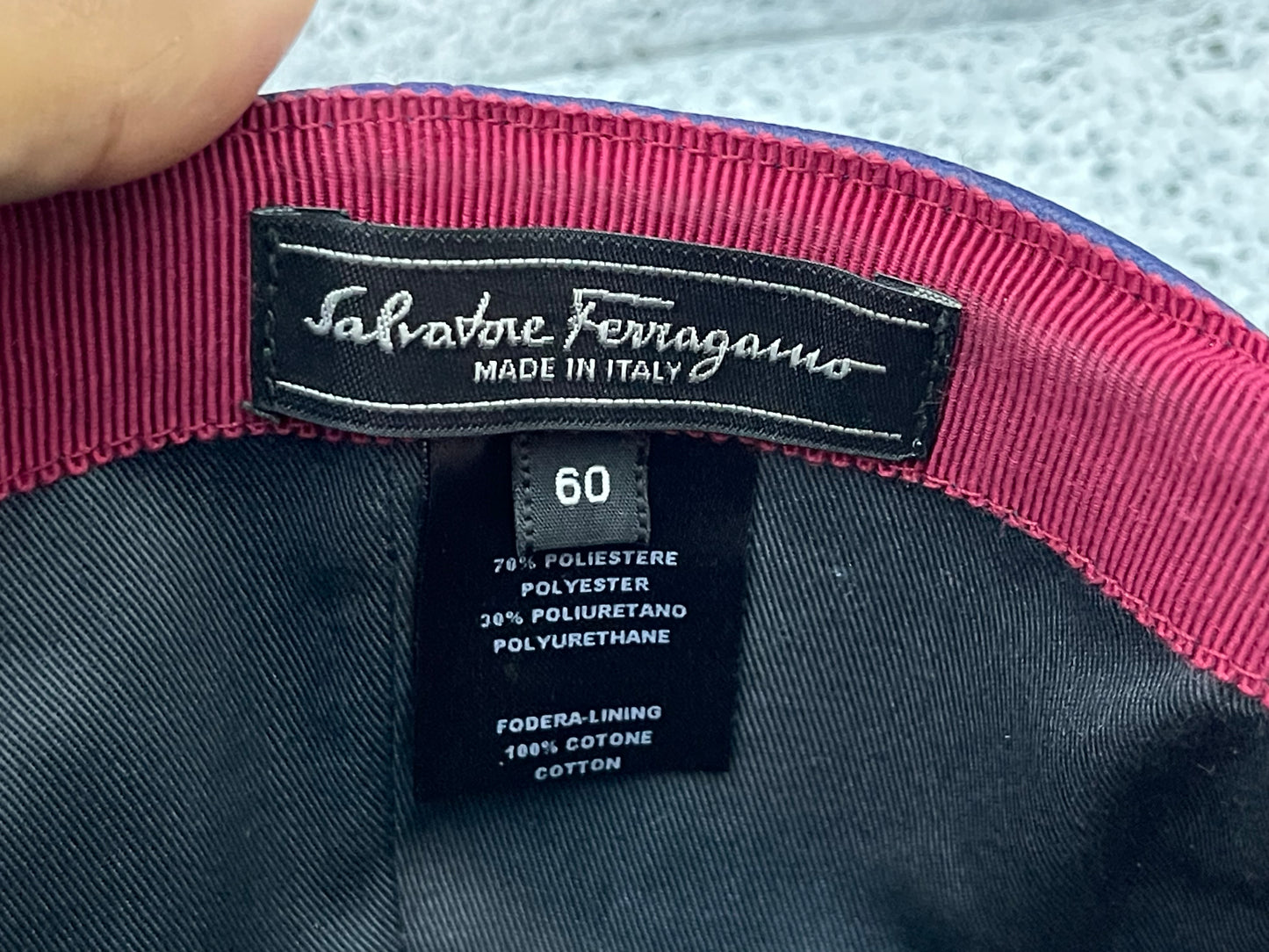Ferragamo Leather Hat