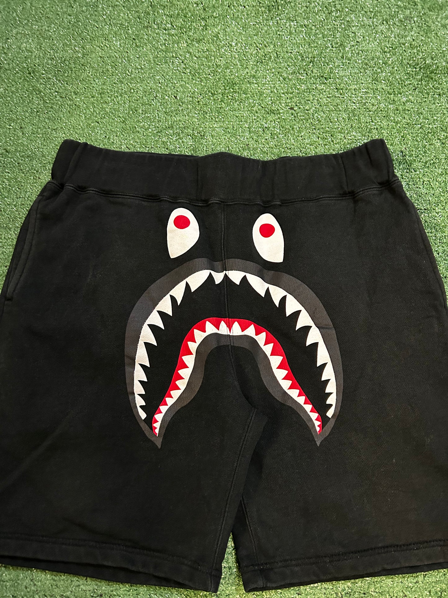 Bape Black shark shorts