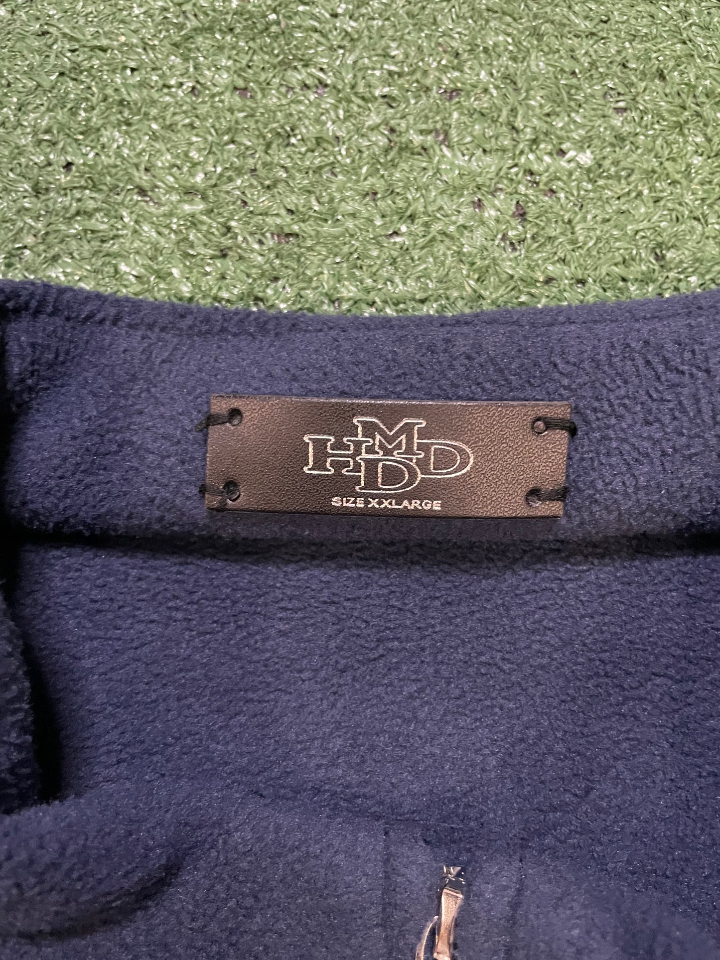 HMDD pear navy & white zip up jacket