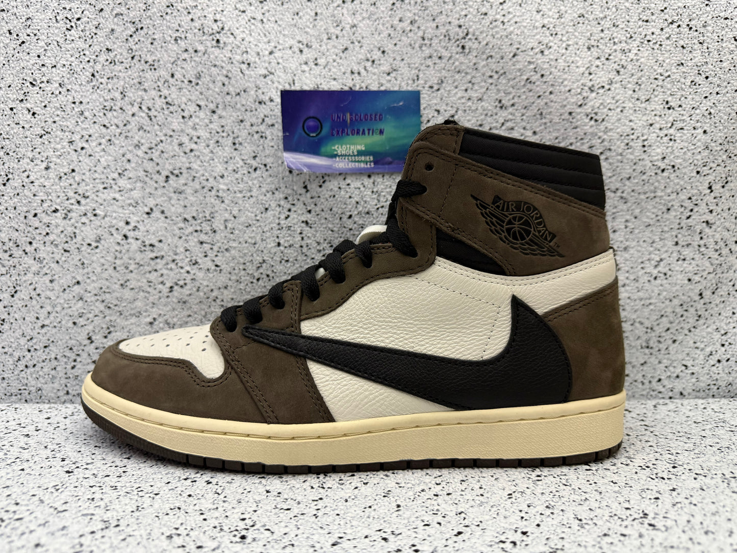 Jordan 1 High Travis Scott Mocha 10 Men/11.5 Women “Preowned”