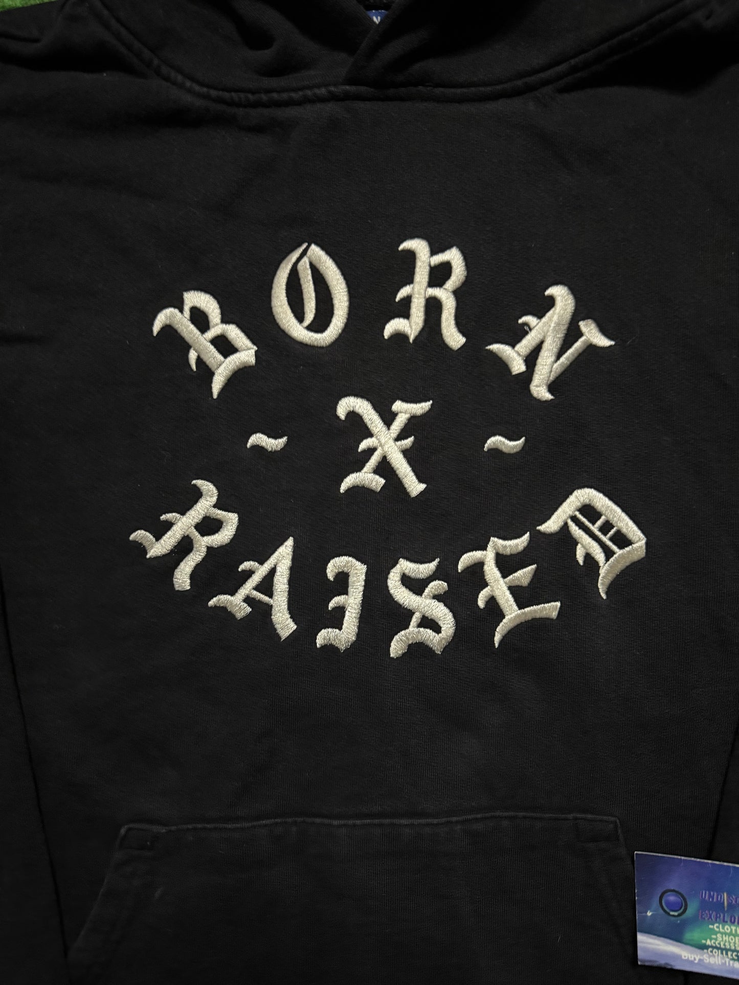 Born X Raised Embroidered Hoodie