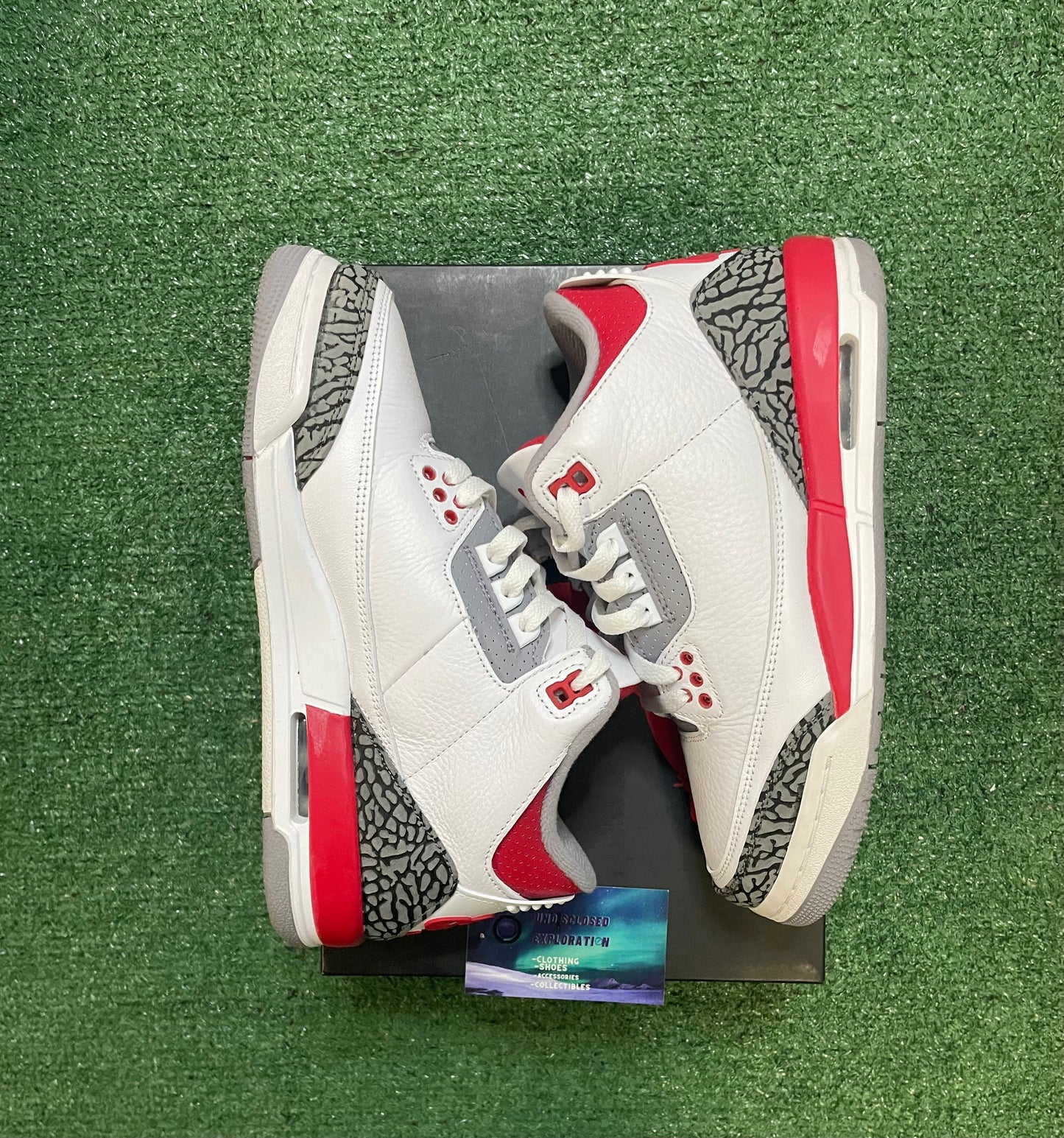 Air Jordan 3 fire red 2022 size 6.5youth/8women