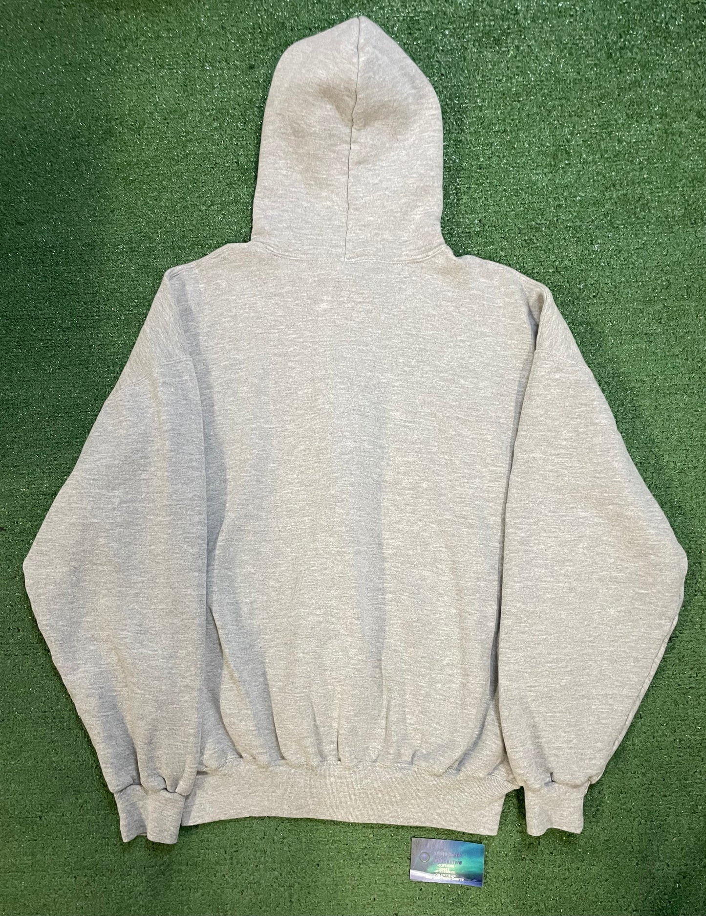 Vintage 1990s Russell grey zip up hoodie