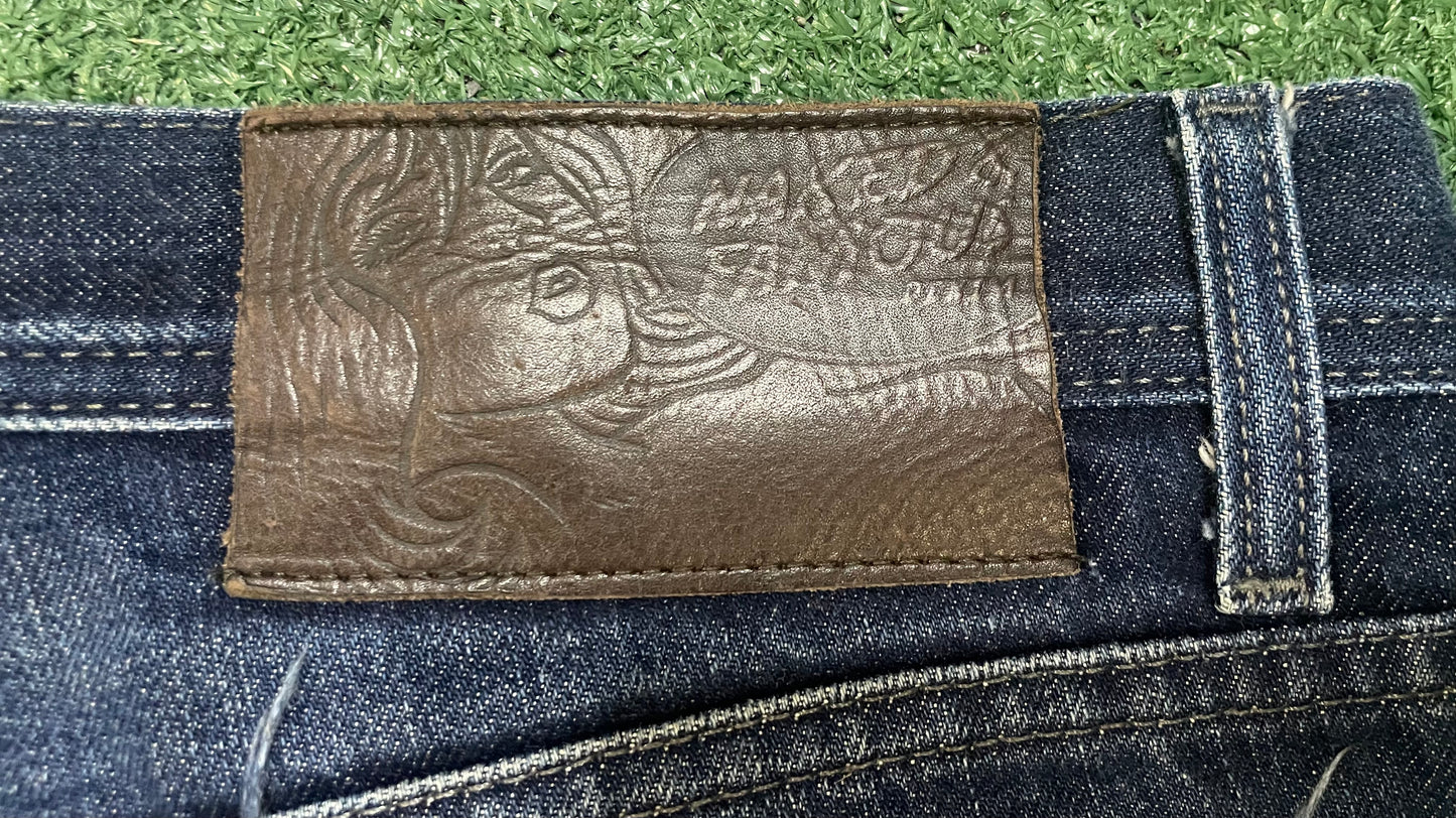 Naked & Famous indigo selvedge jeans