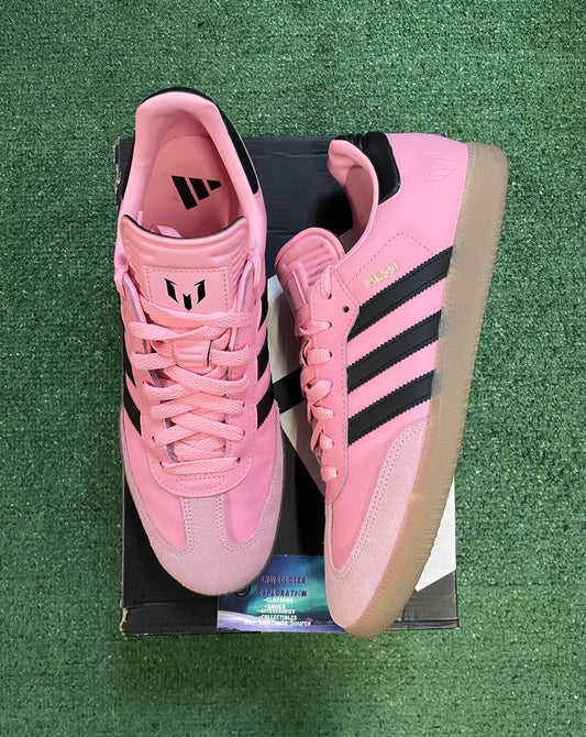 Adidas Samba Messi light pink inter Miami size 12men/13.5women