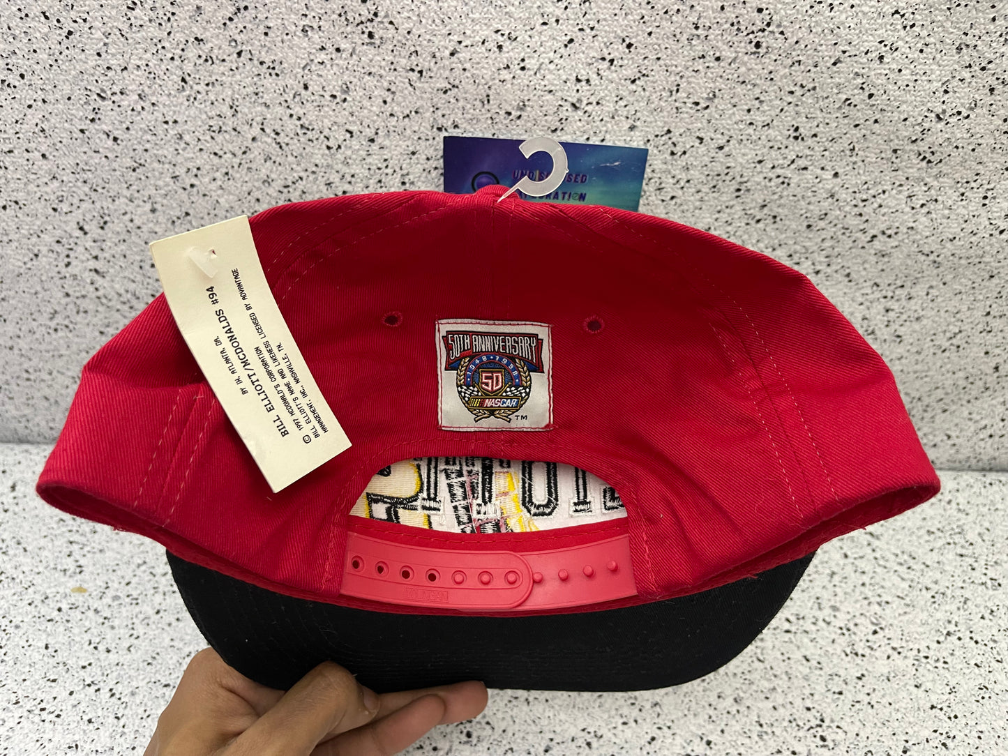 Vintage Elliot McDonald’s Racing NASCAR 50th Anniversary Hat