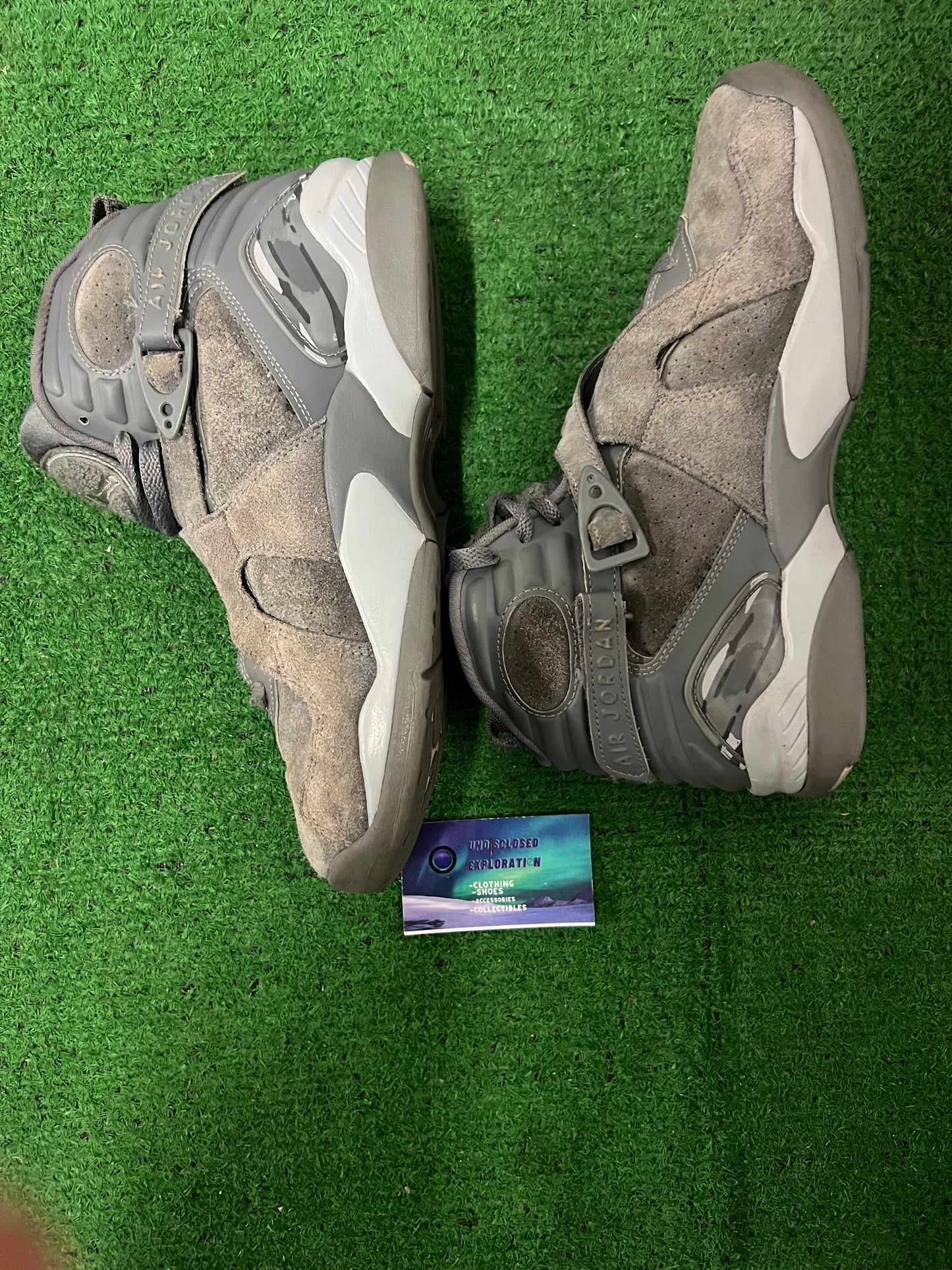 Jordan 8 cool grey size 9men/10.5women