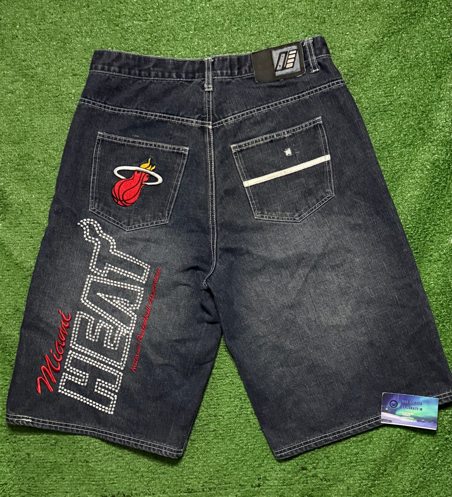 Vintage Miami Heat NBA Jorts UNK