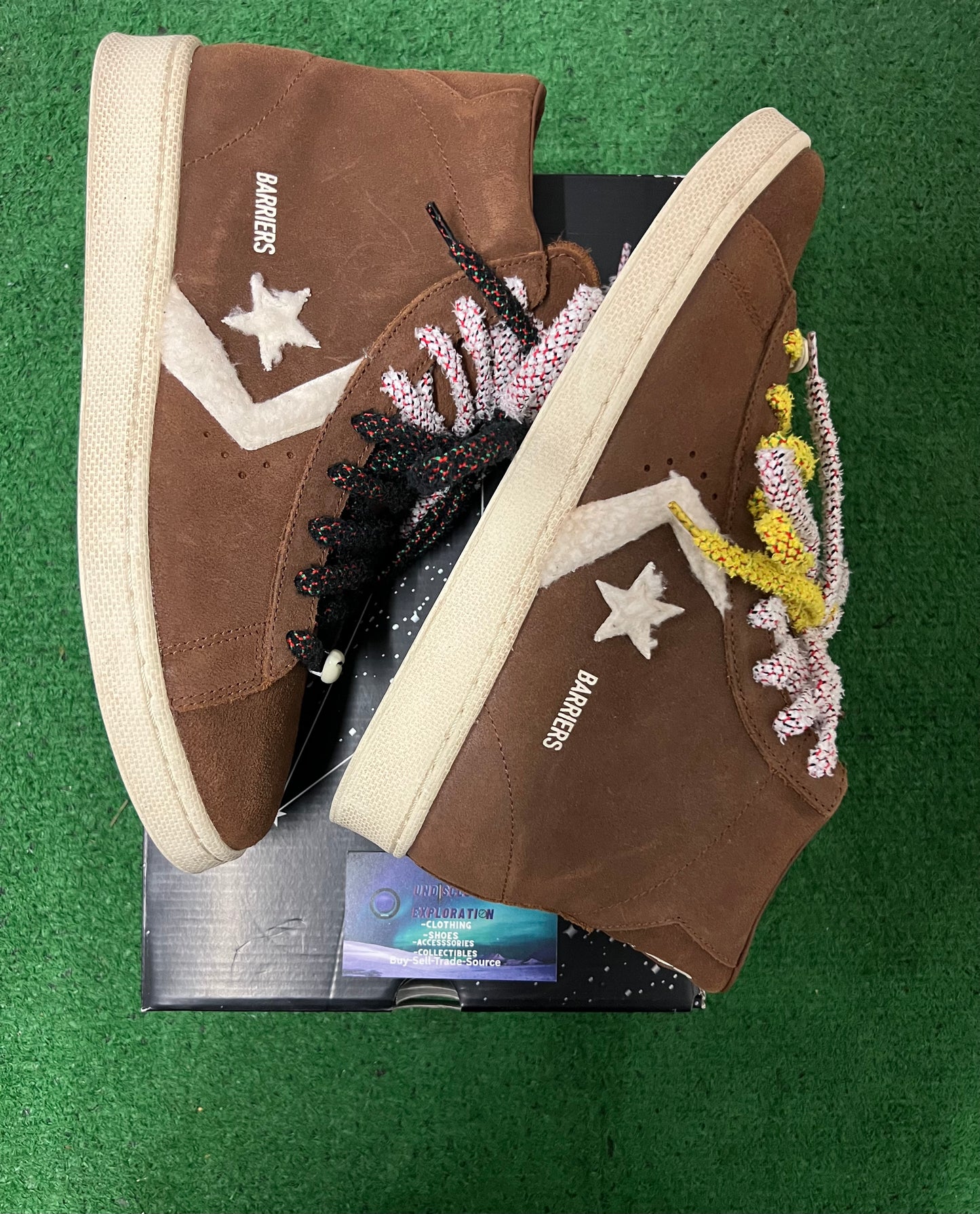 Converse pro leather X barriers worldwide size 11men/12.5women