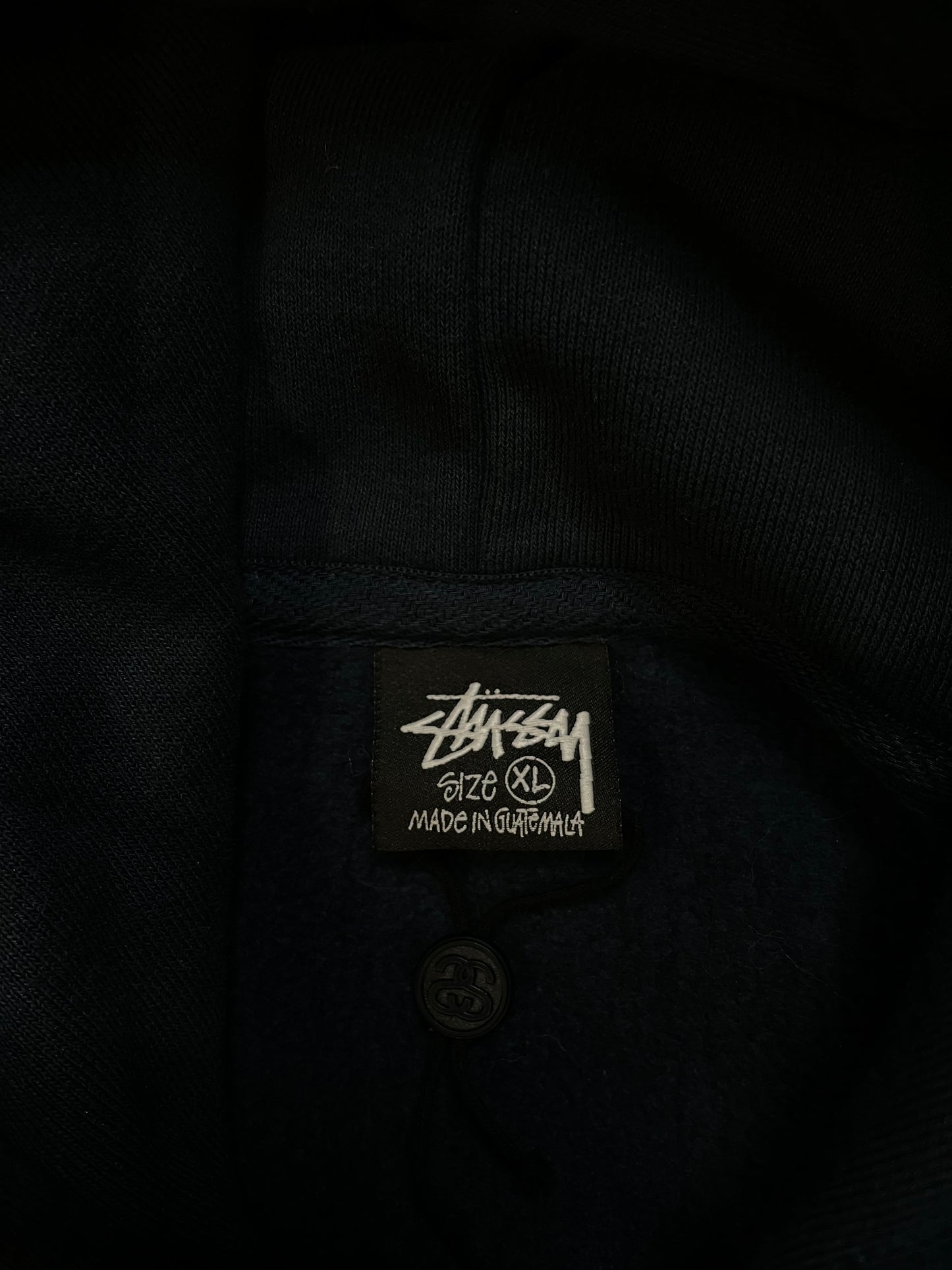 Stussy navy basic hoodie