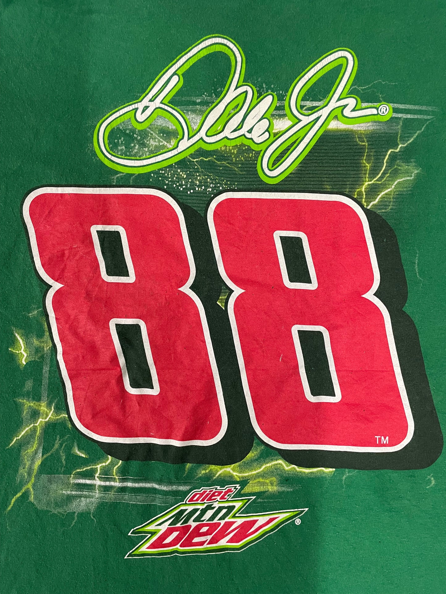 Dale Earnhardt MTN Dew #88 nascar tee