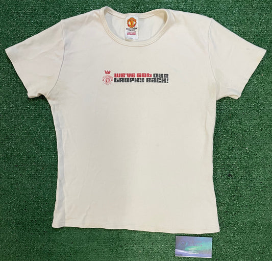 Vintage 2000s Manchester United premiership Championship tee