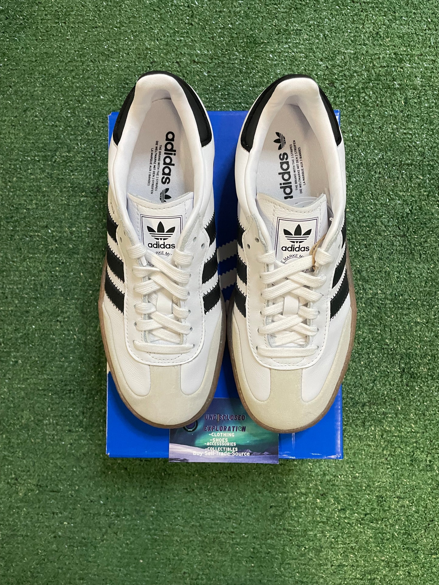 Adidas Sambae white black gum