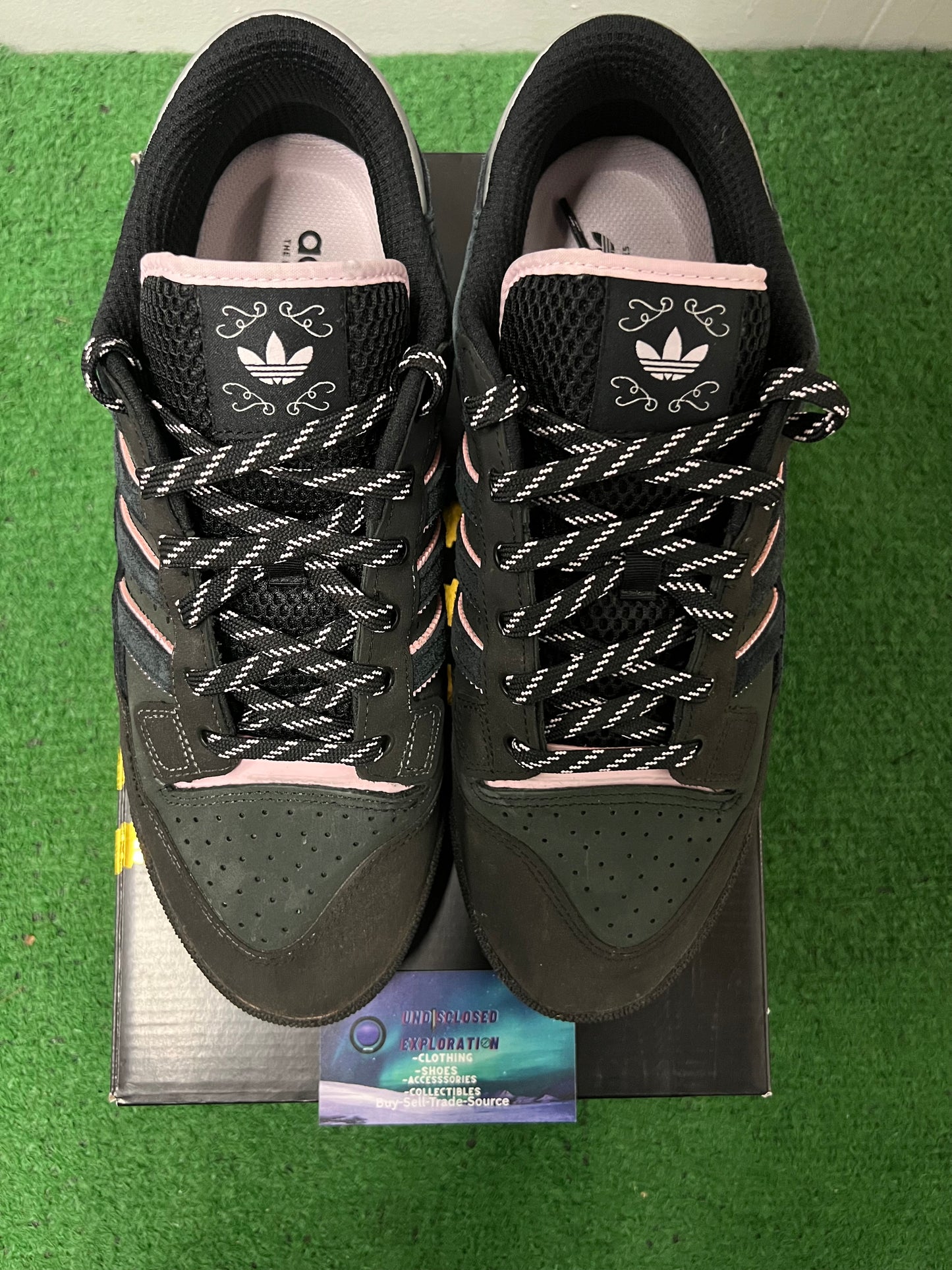 Adidas lil Dre X Centennial 85 low. Adv black clear pink size 11men/12.5women