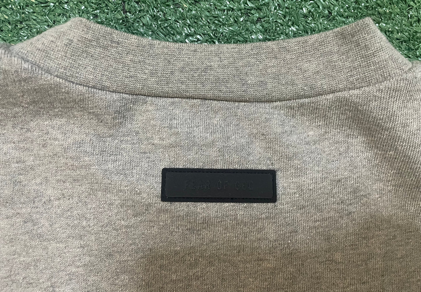Fear Of God oatmeal Essentials longsleeve