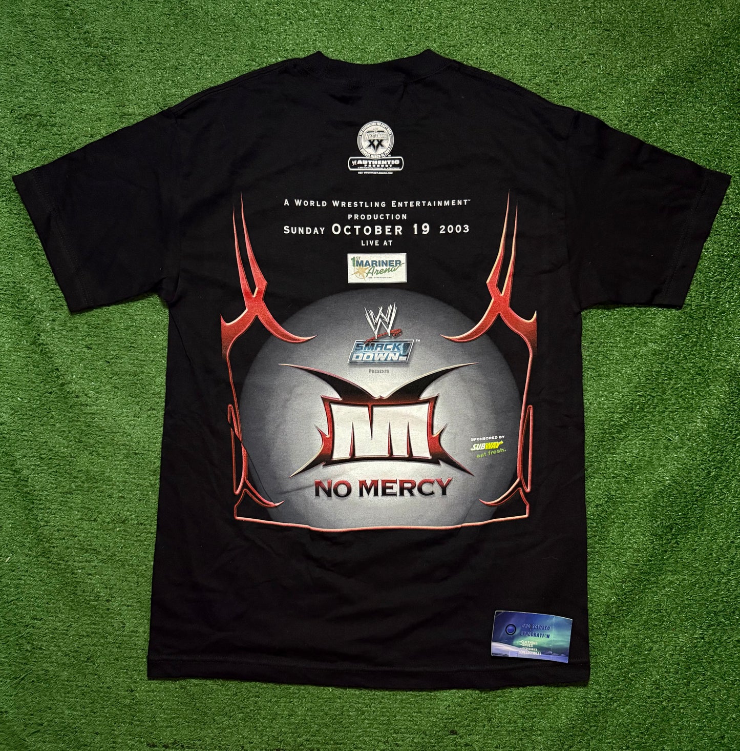Vintage WWE Shirt No Mercy 2003