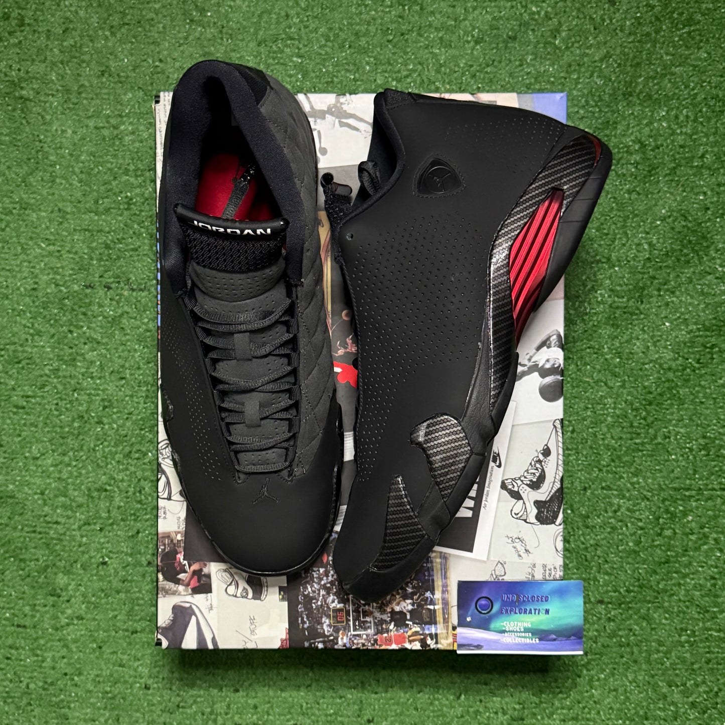 Jordan 14 Black Ferrari Anthracite