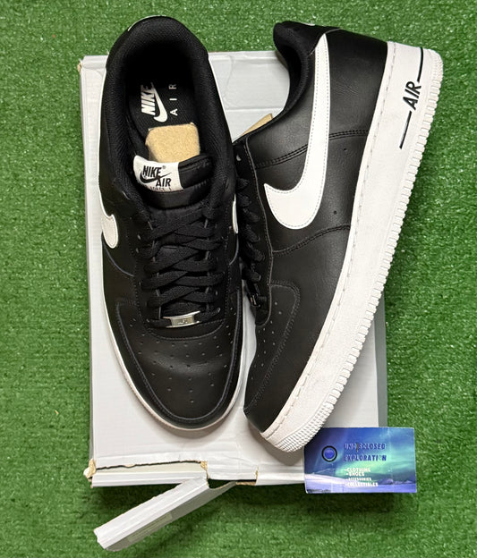 Nike Air Force 1 Black White 13 Men/14.5 Women “Preowned”