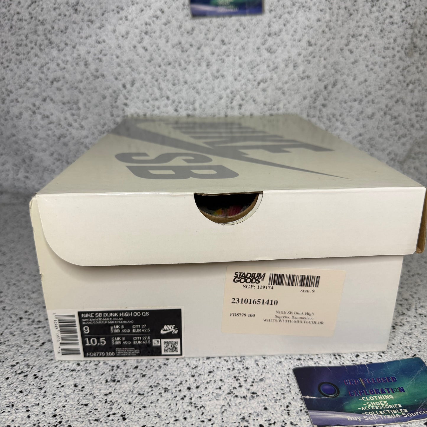 Nike Dunk SB High Supreme Rammellzee 9 Men “Preowned”
