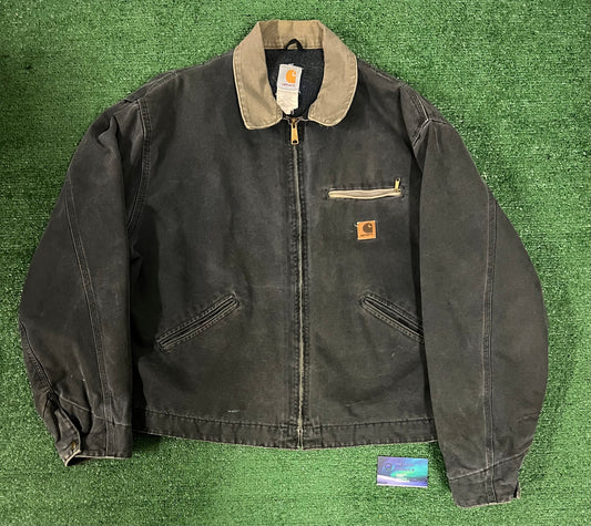Vintage Carhartt Detroit petrol grey Jacket