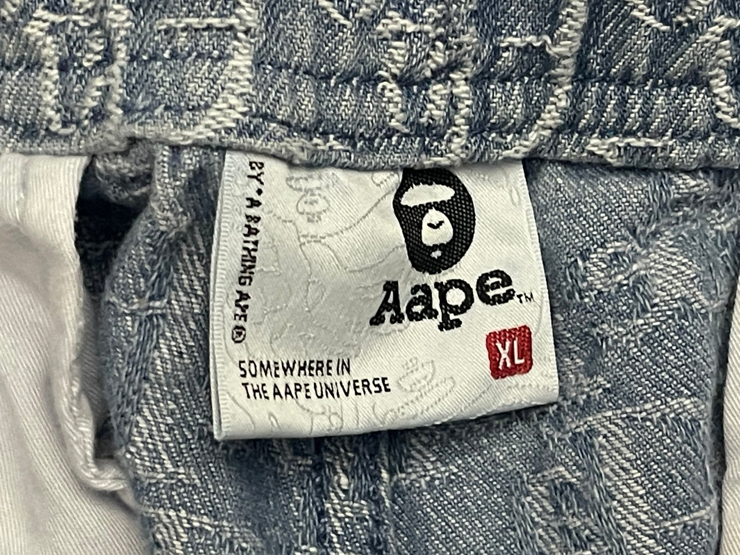 Aape By a Bathing Ape Monogram logo Shorts