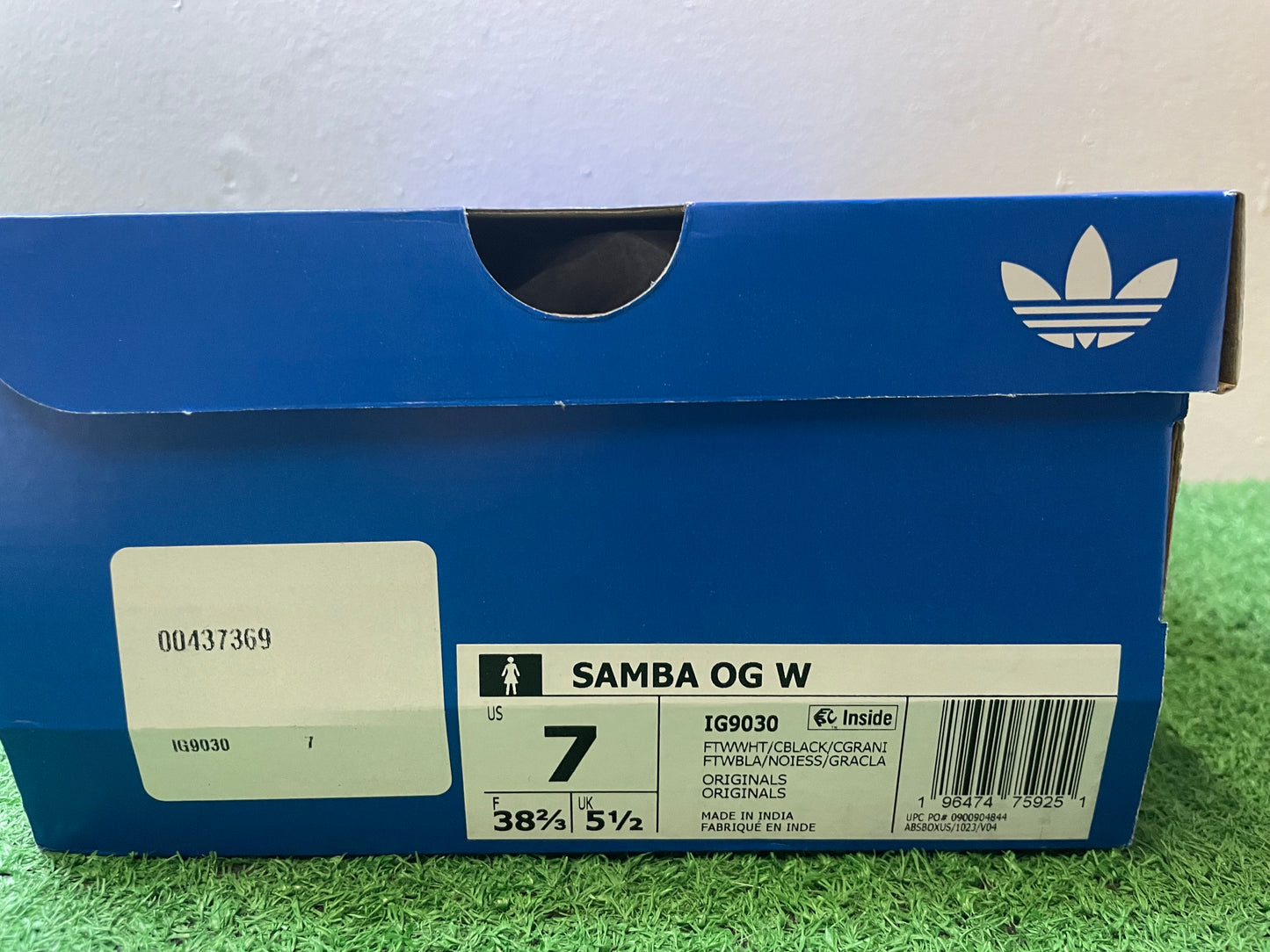 Adidas Samba OG Cloud white core black womens