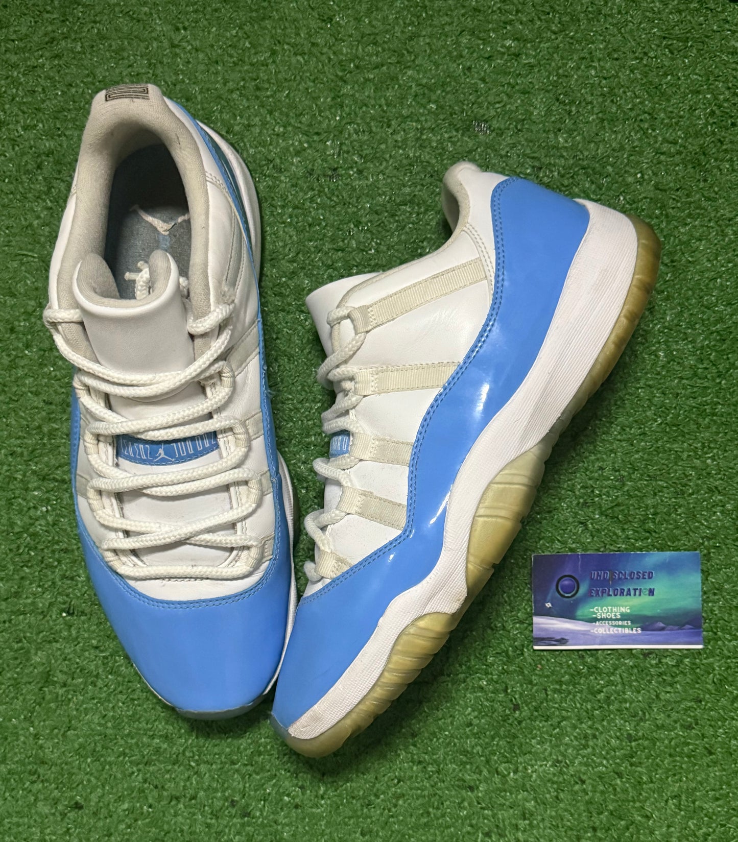 Jordan 11 Low University Blue 10.5 Men /12 Women “Preowned”