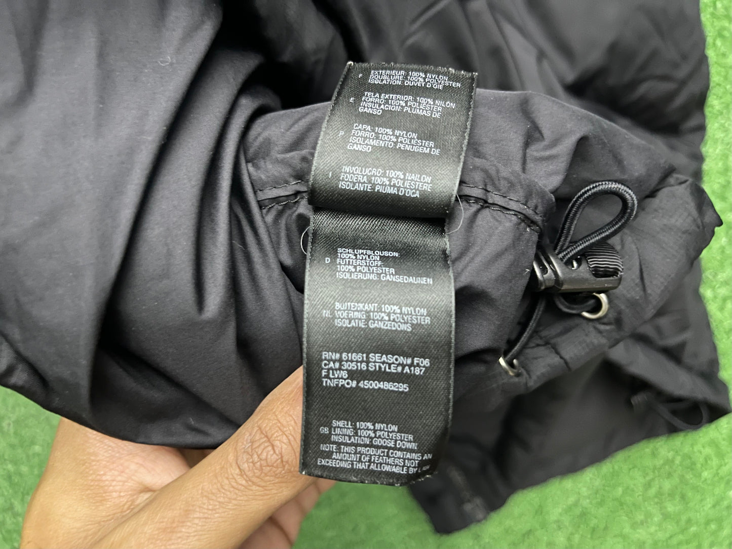 North Face Black Nuptse 700 Fill