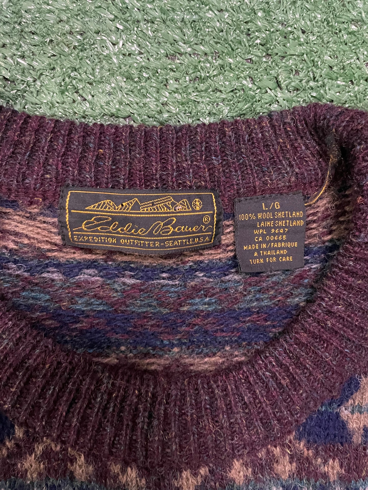 Vintage 1990s Eddie Bauer wool sweater