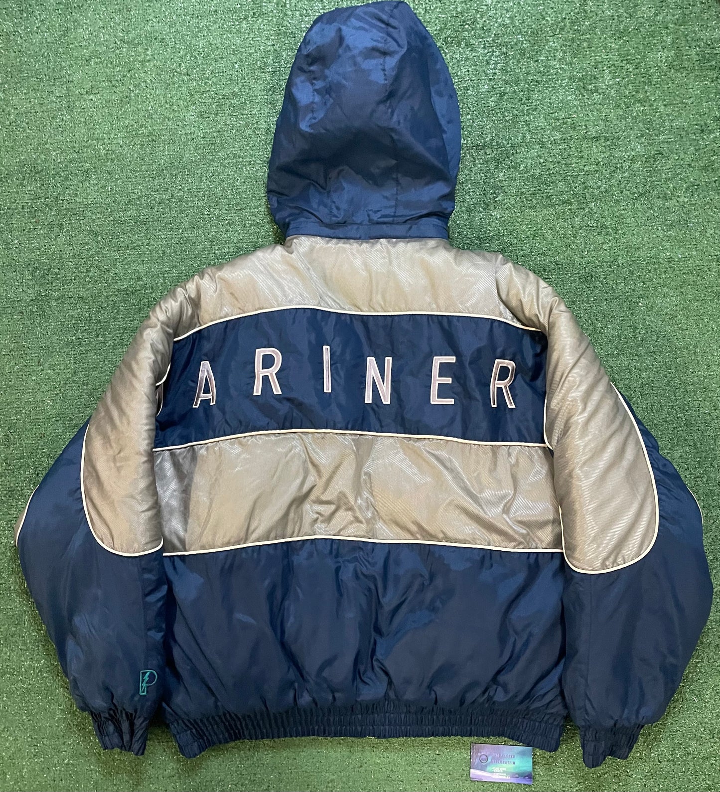 Vintage 1990s Seattle Mariners pro player Reversible jacket