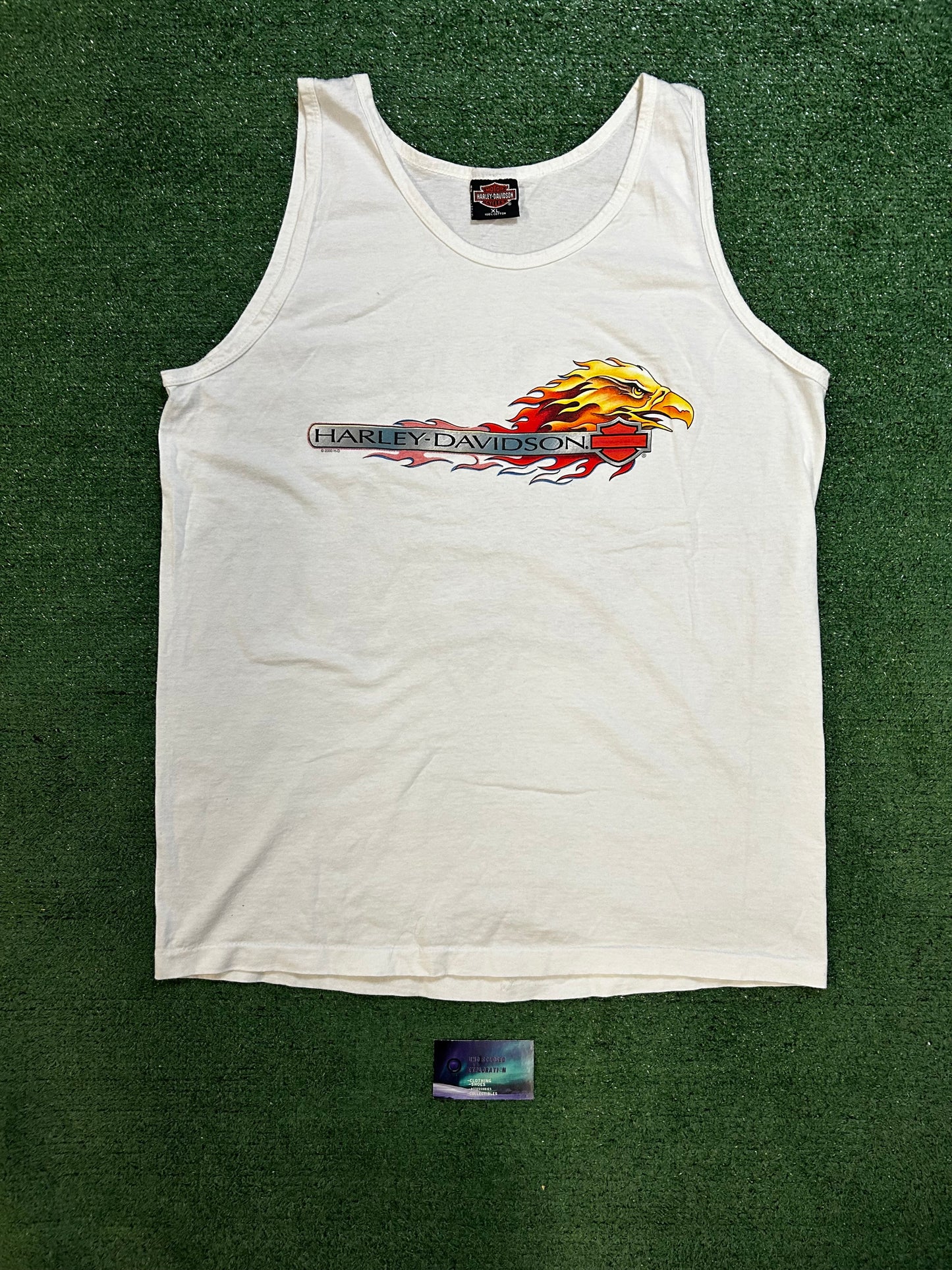 Vintage 1990s Harley Davidson downtown Seattle tank top