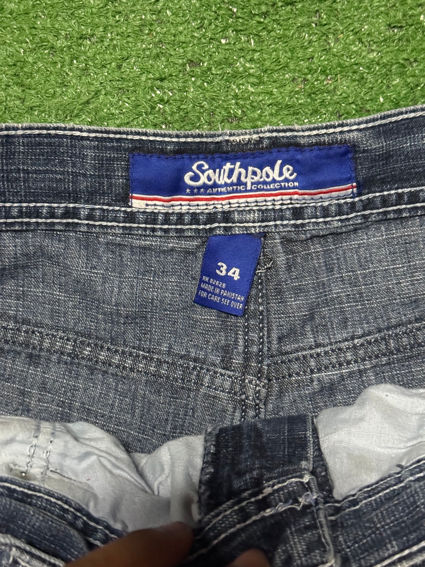 Vintage South Pole Jorts Patches