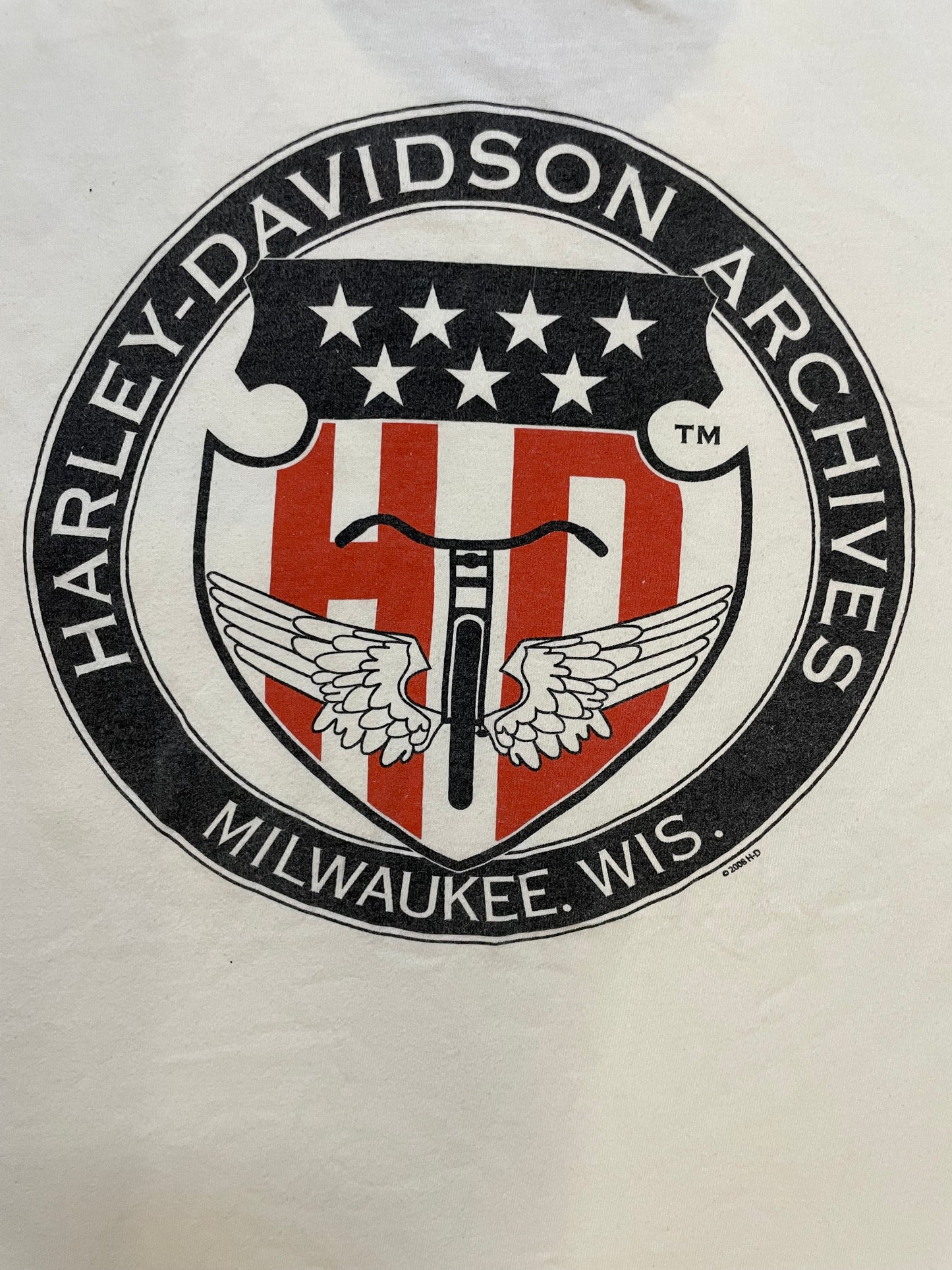 Vintage Harley Davidson museum tee
