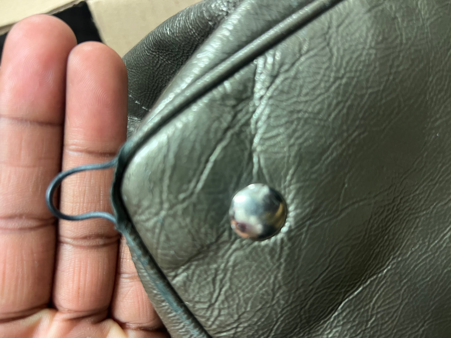 Coach patent leather kisslock shoulder bag