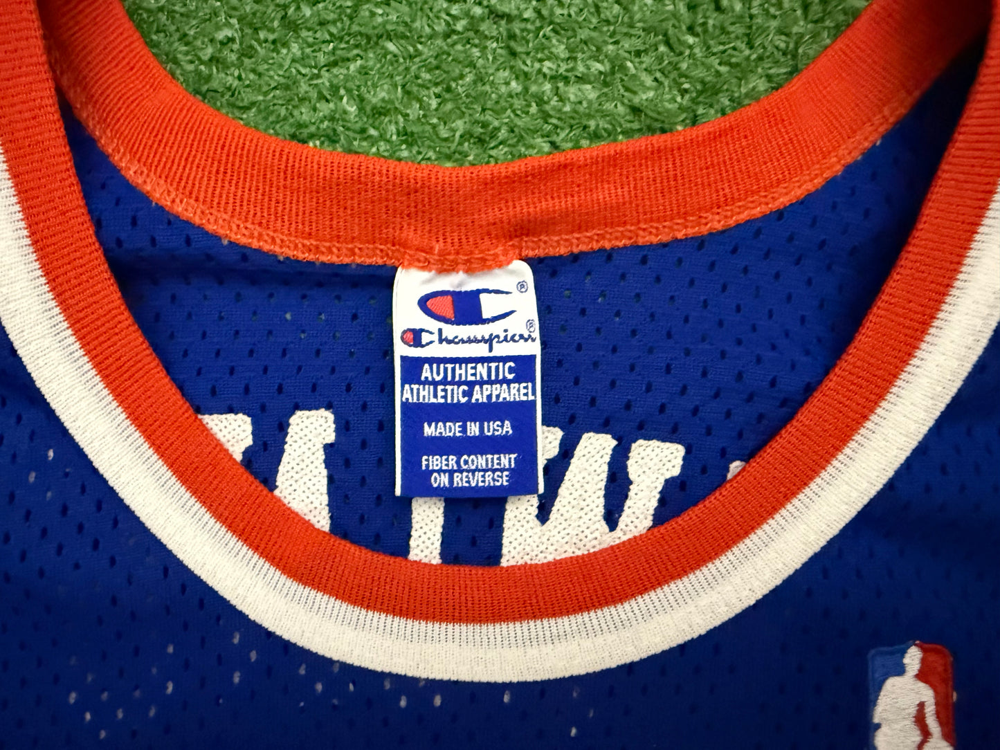 Vintage Patrick Ewing Knicks Sewn Champion Jersey