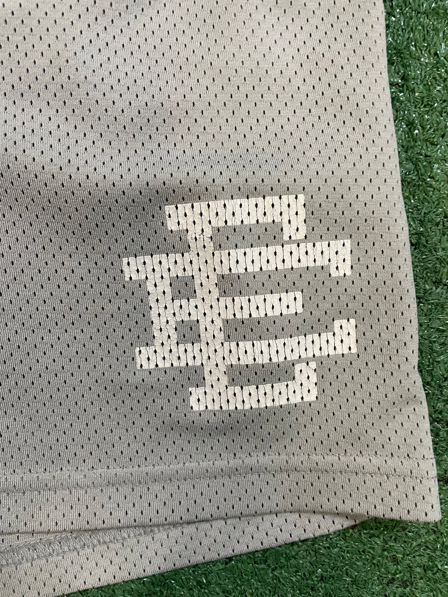 Eric Emanuel grey and white shorts