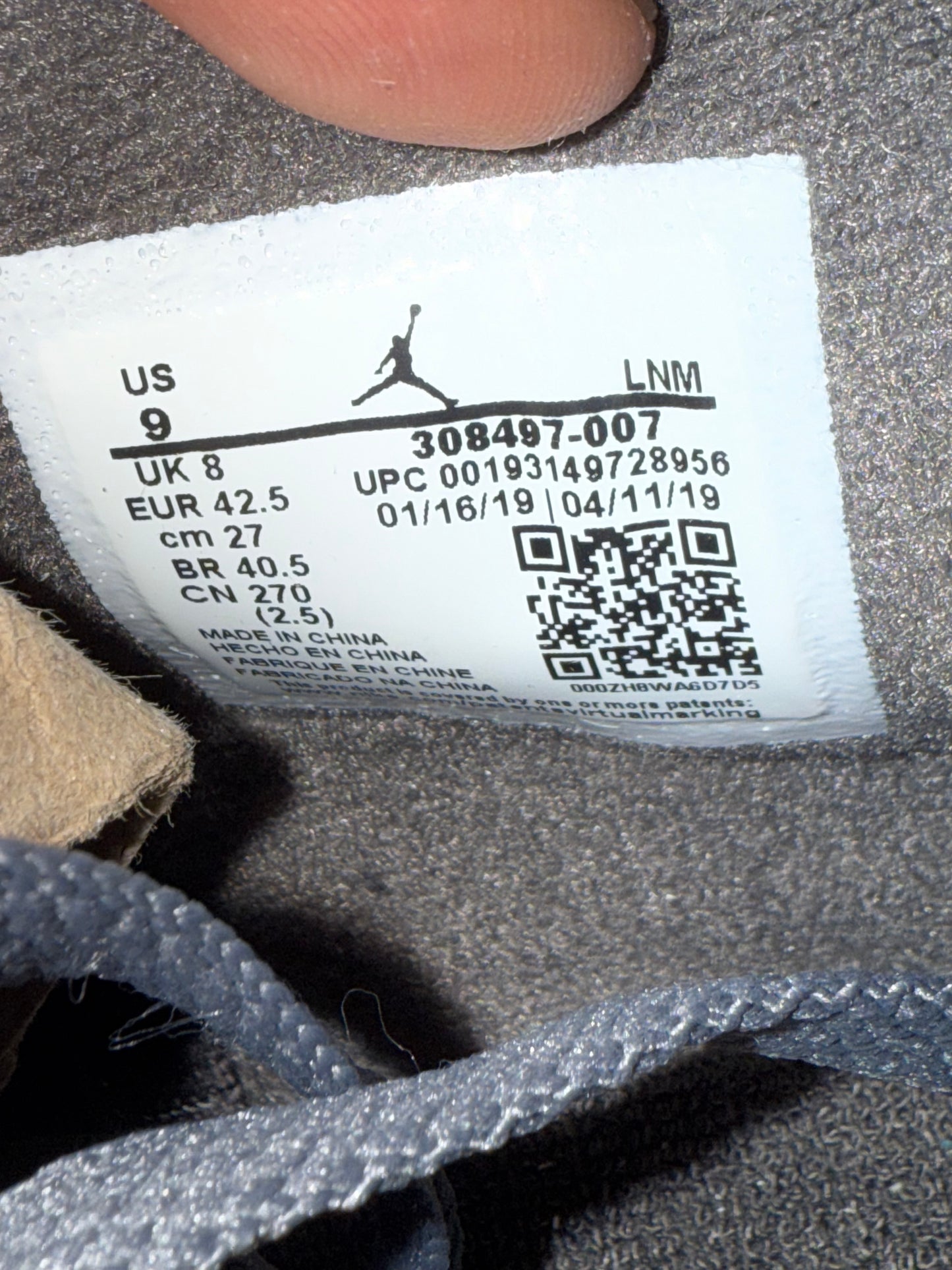 Jordan 4 Cool Grey 2019