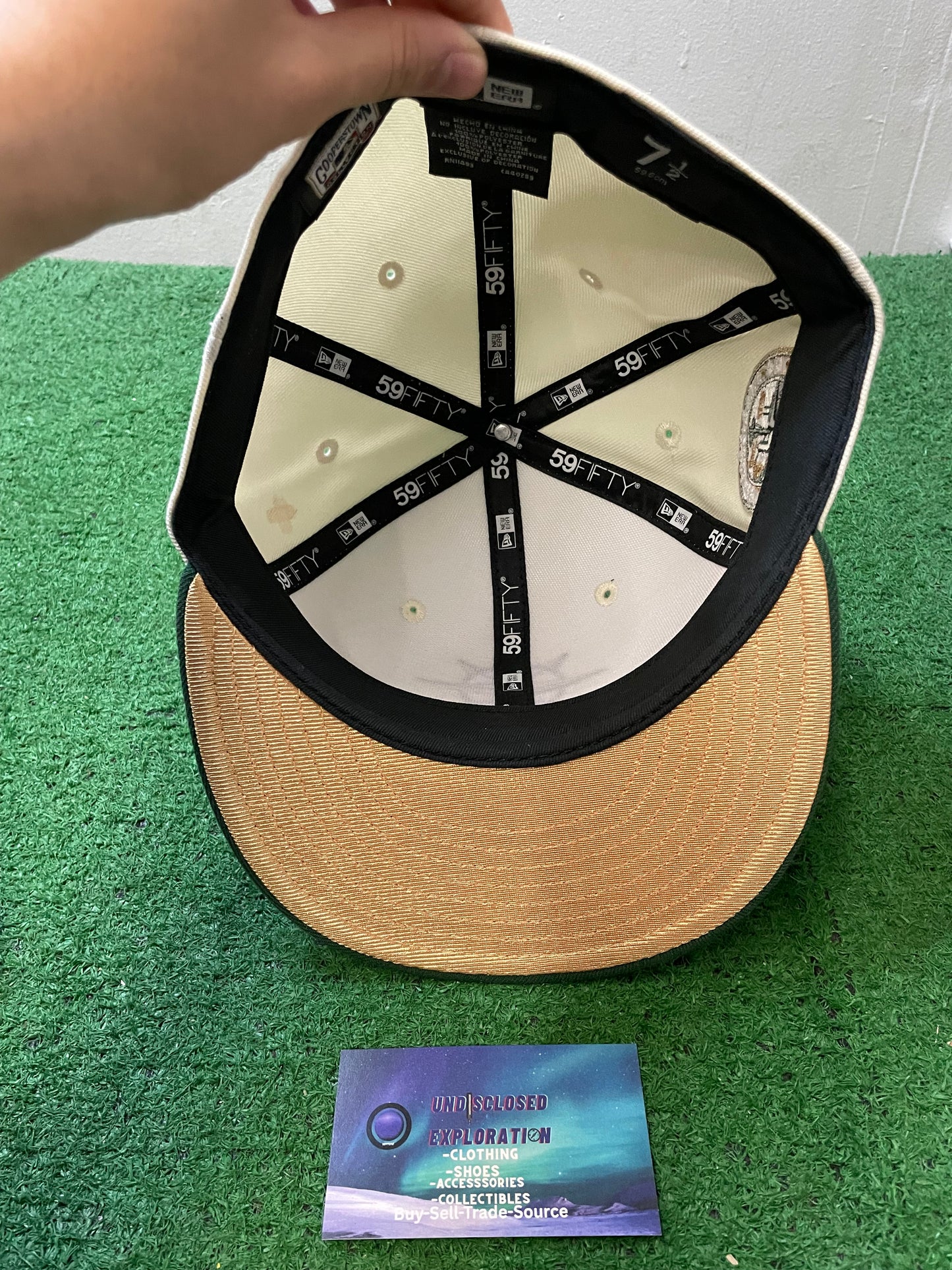 Seattle Mariners white and green 30th anniversary new era fitted hat