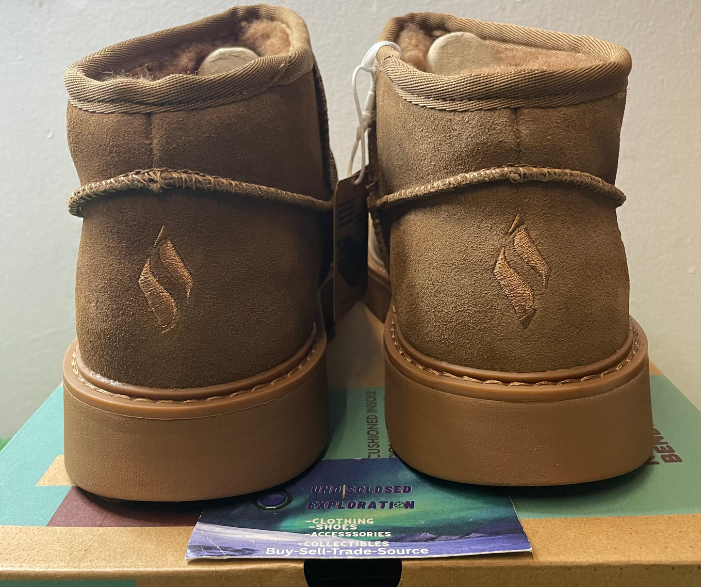 Skechers slip ins keepsake cozy mini chestnut
