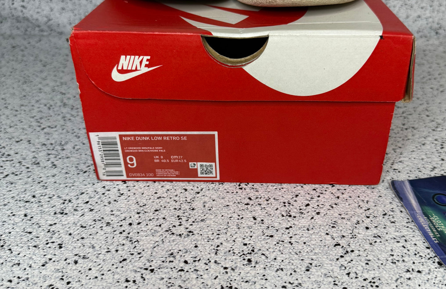 Nike Dunk Low Orewood Sashiko 9 Men/10.5 Women “Preowned”