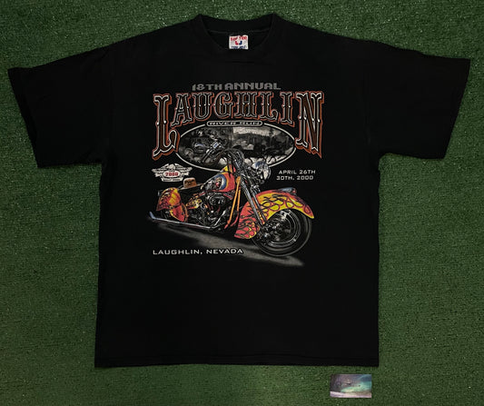 Vintage 2000s LaughLin River run 2000 tee
