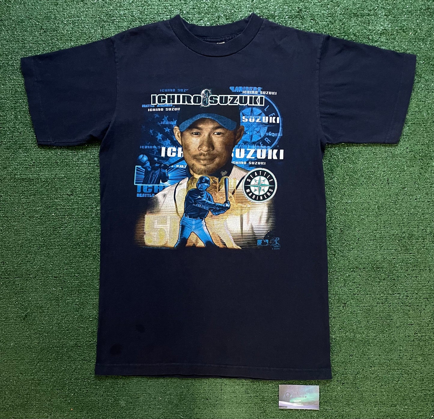 Vintage 1990s Seattle mariners Ichiro Suzuki photo tee