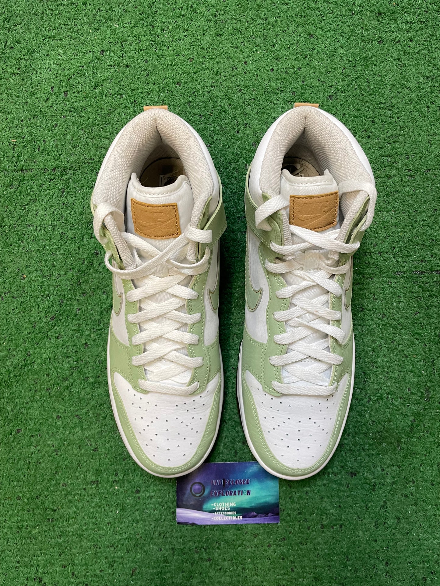 Nike Dunk high inspected by swoosh 8men/9.5women