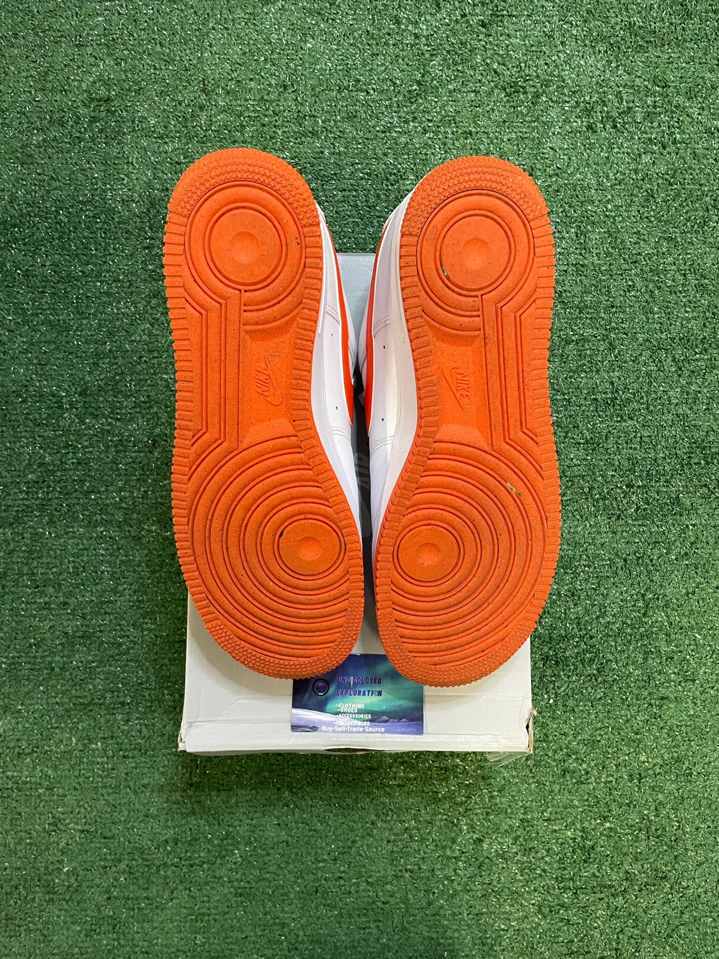 Nike Air Force 1 low safety orange size 11men/12.5women
