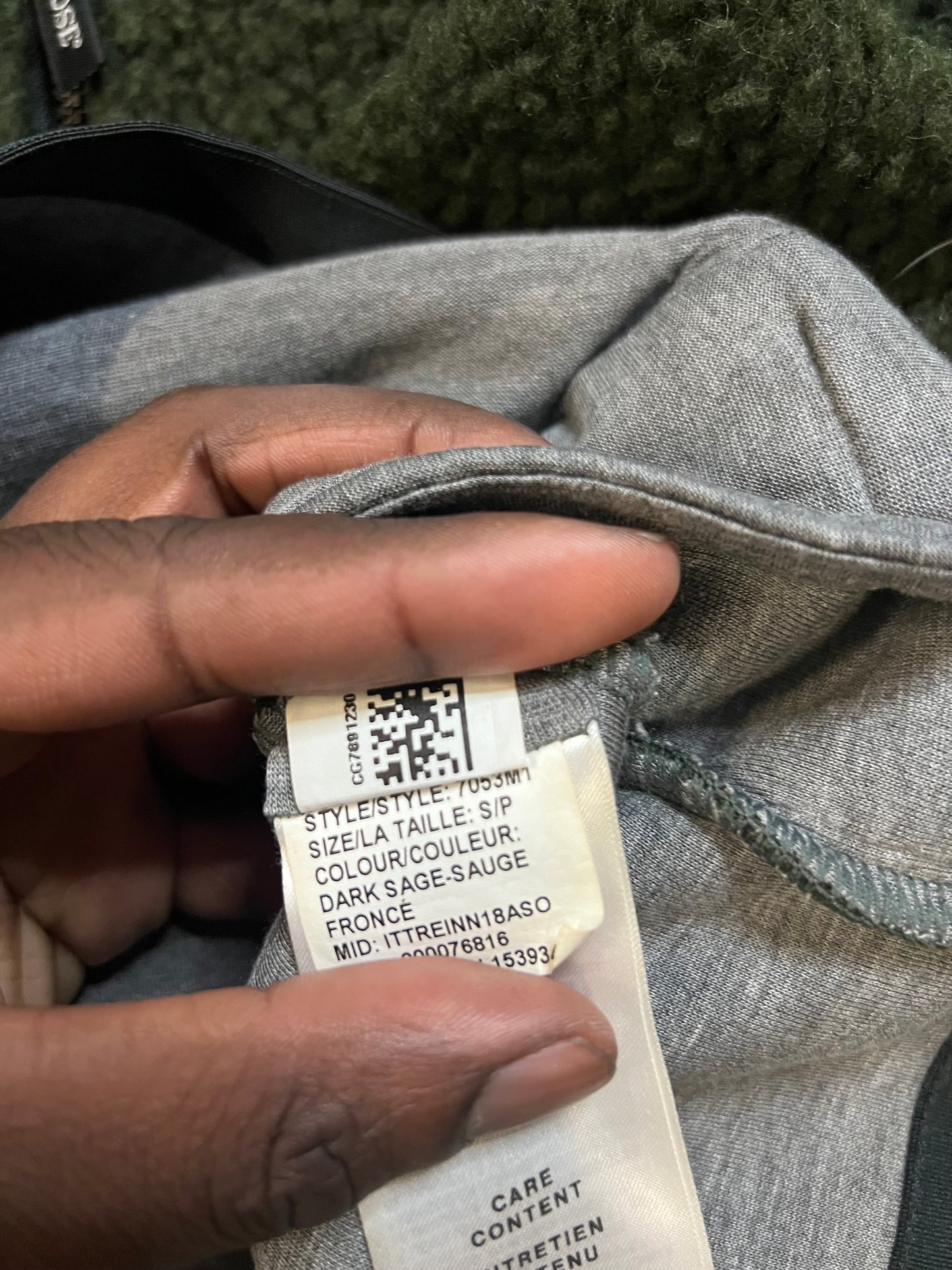Canada Goose Renfrew Fleece dark green Pullover