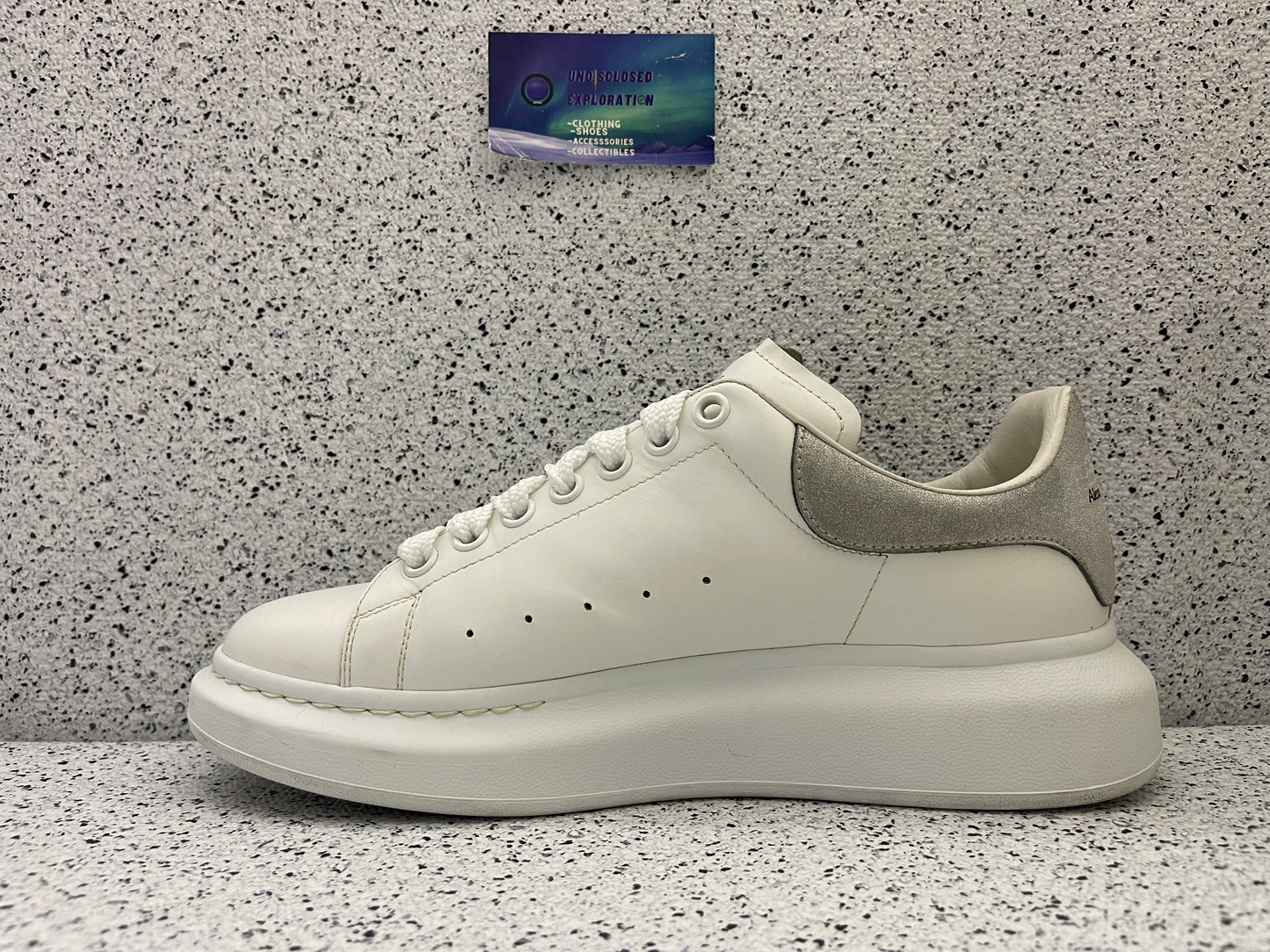 Alexander McQueen Oversized White/Silver 42.5 EU/9.5 Men “Preowned”