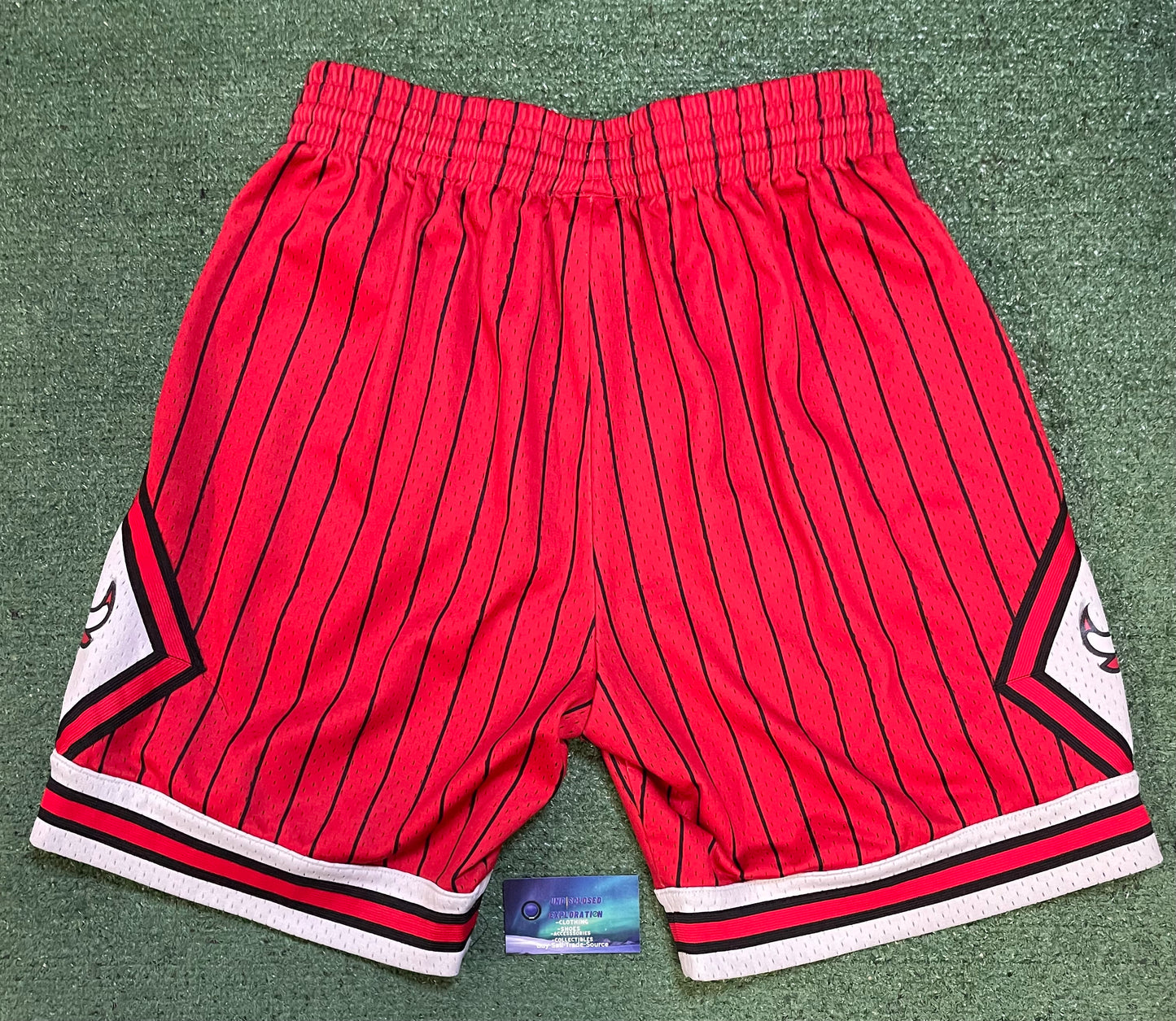 Chicago Bulls Mitchell & ness pinstripe shorts